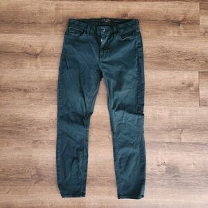 7 For All Mankind Jen7 Pants Ankle Skinny Green